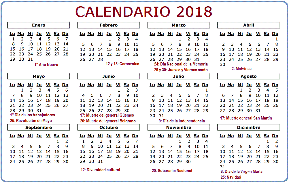 Calendario 2018 con judías para imprimir: ¡organiza tu año de manera única! Calendario 2018 con judías para imprimir: ¡organiza tu año de manera única!
